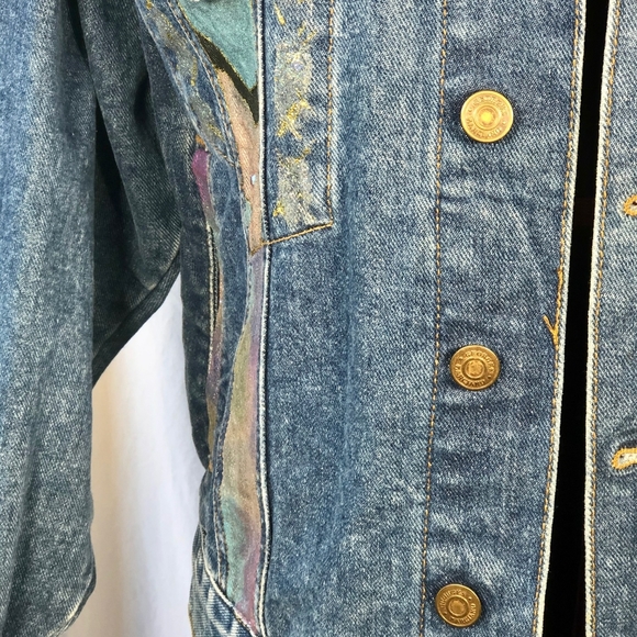 VTG Georges Marciano Custom Denim Jacket - Picture 5 of 11